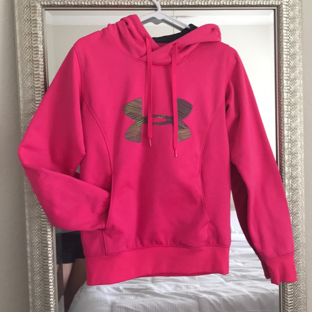 Bright Pink Under Armour Hoodie
